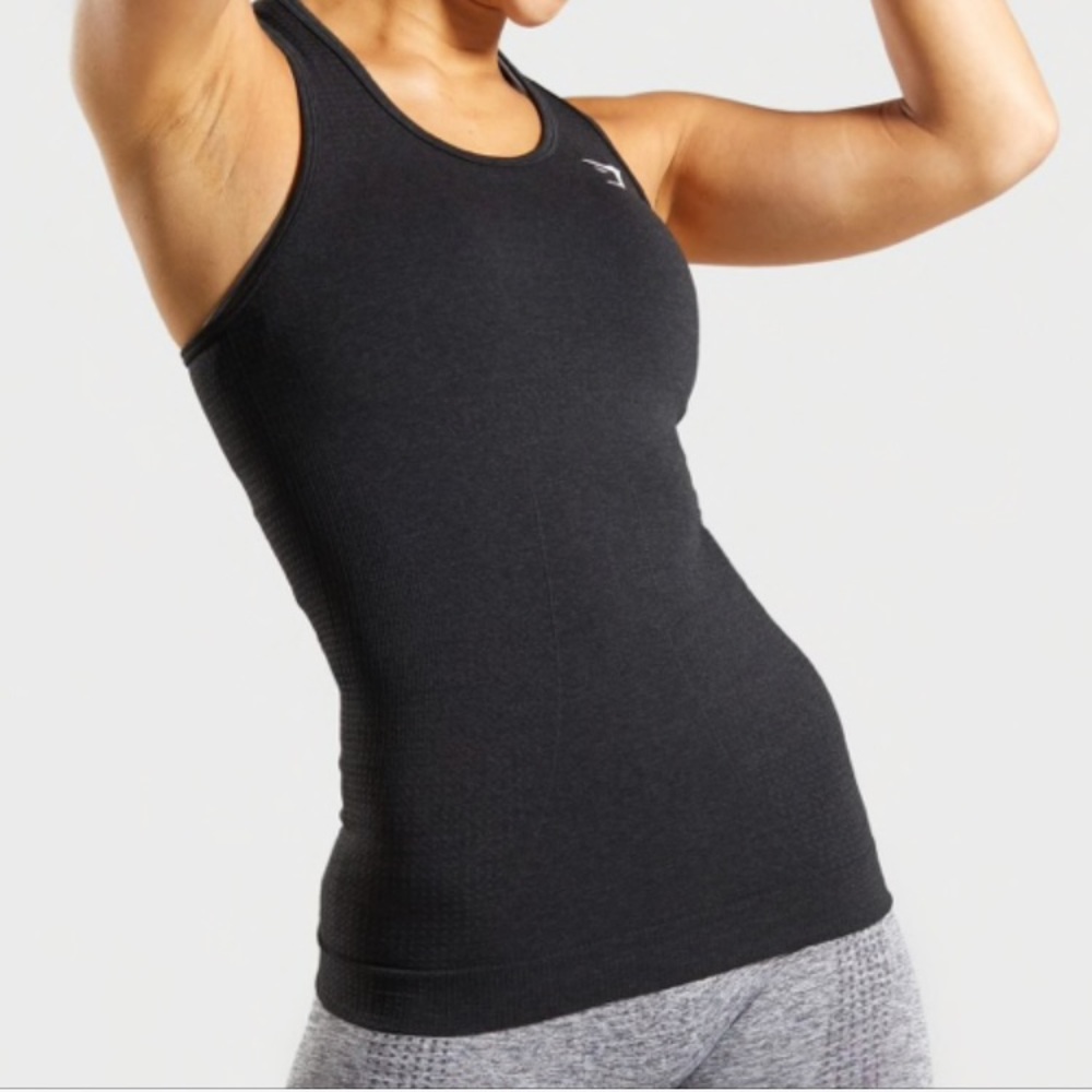 GymShark Seamless Tank- Gray